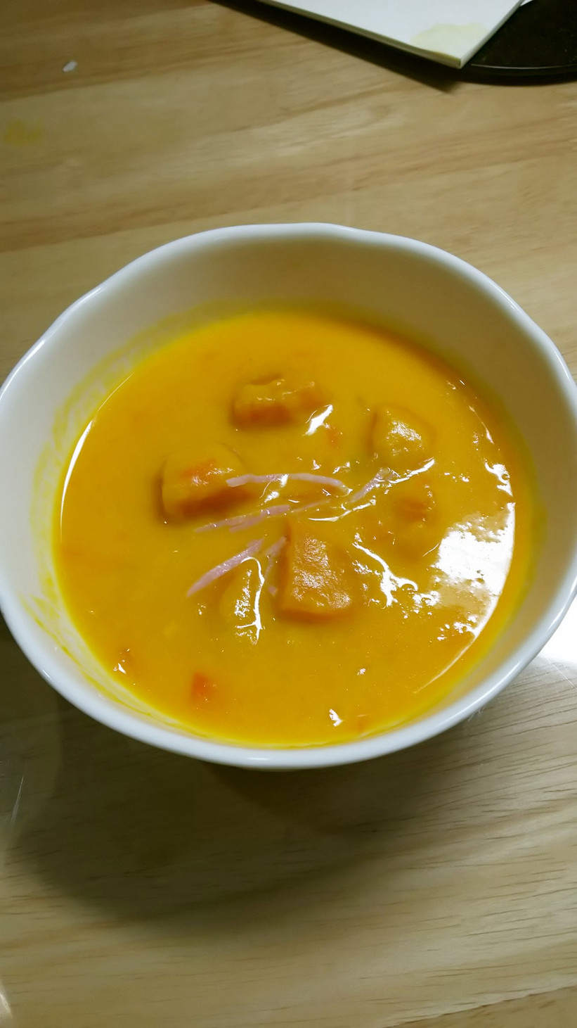 時短　かぼちゃのスープ　お手軽で本格的の画像