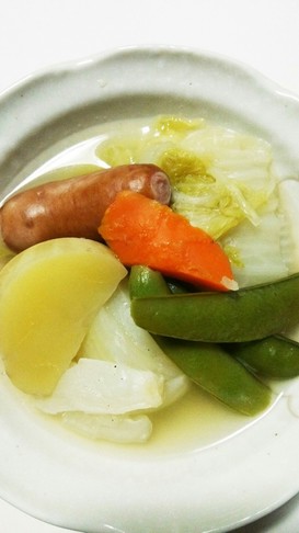 簡単!!新じゃがと新玉ねぎで☆ポトフ☆