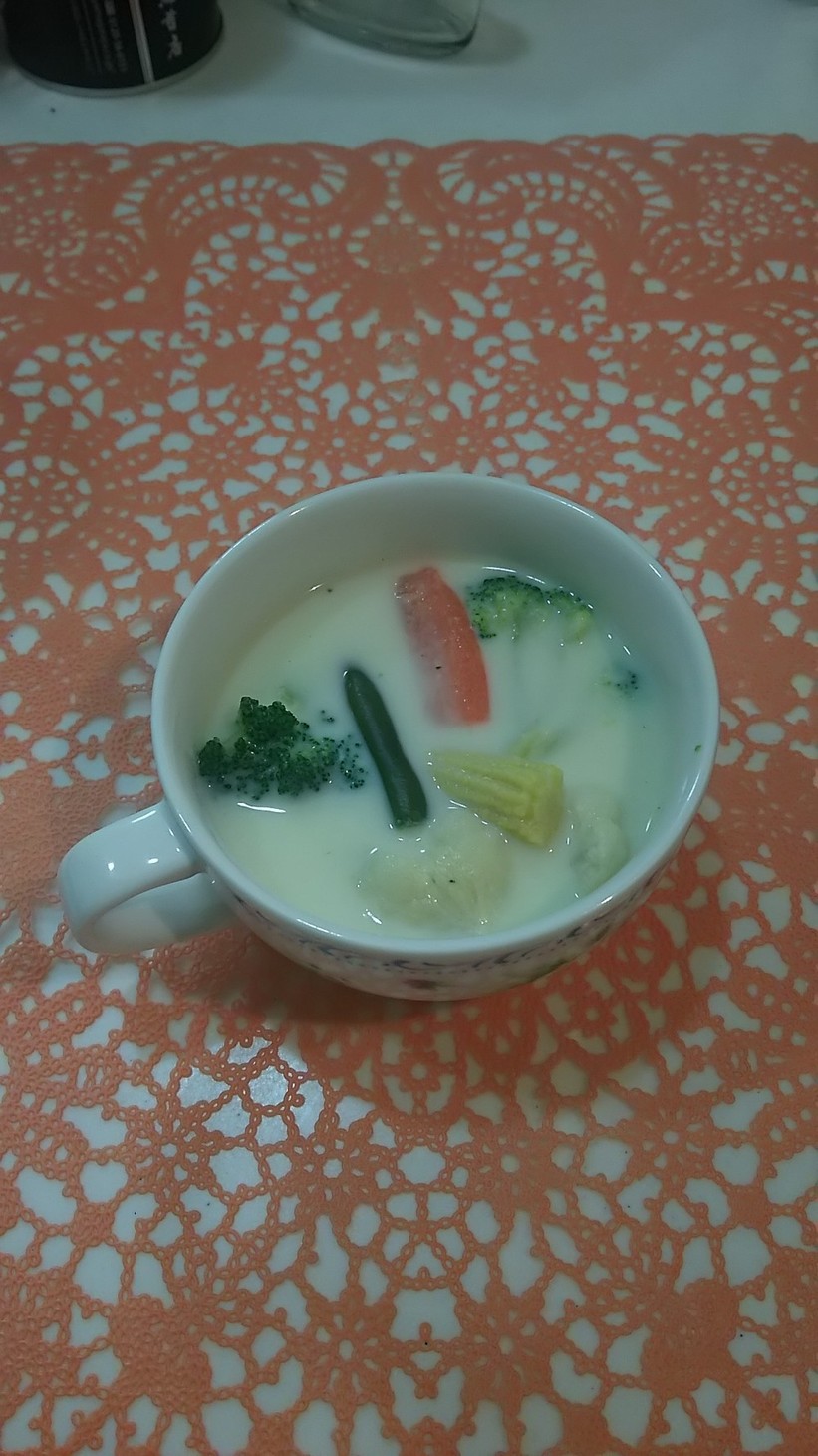 栄養満点！豆乳洋風野菜スープの画像