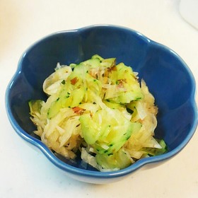 余った野菜で簡単☆キュウリと大根の和え物