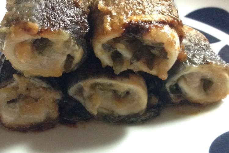 簡単 鯵の梅じそロール焼き レシピ 作り方 By ちびっこよいこ クックパッド 簡単おいしいみんなのレシピが356万品