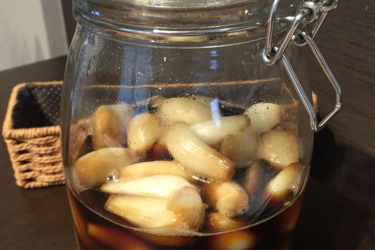 らっきょうの醤油漬け レシピ 作り方 By アイコ1129 クックパッド 簡単おいしいみんなのレシピが371万品