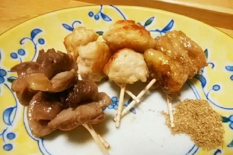 犬ご飯 焼き鳥三種盛り レシピ 作り方 By Ronreo クックパッド