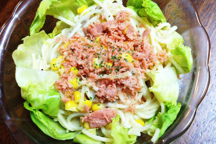 キャンプ飯 鮭のクリームパスタサラダ レシピ 作り方 By すぎ あゆちゃん クックパッド