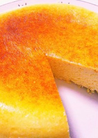 低糖&低脂質☆炊飯器でスフレチーズケーキ