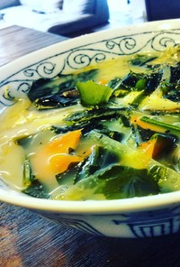 チャンポン風～野菜盛もやしの食べるスープ