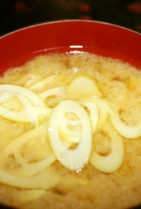 淡竹（ハチク）の味噌汁