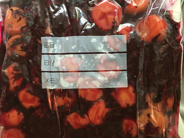 ジップロックで簡単梅干の作り方 自家製 レシピ 作り方 By あかみー74 クックパッド 簡単おいしいみんなのレシピが366万品