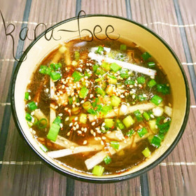 旨いっ♡もずくと長いものネバとろスープ
