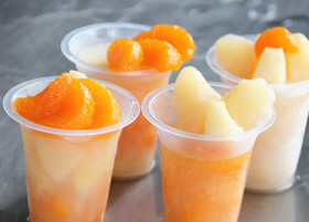 夏のデザートに!!フルーツシャーベット
