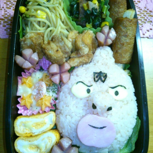 キャラ弁 キン肉マン レシピ 作り方 By あまちゃんと クックパッド 簡単おいしいみんなのレシピが357万品