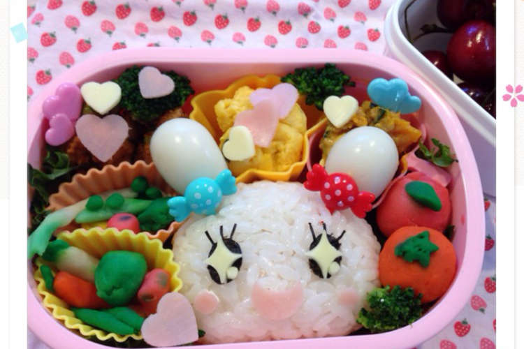 キャラ弁 たまごっち ラブリっち レシピ 作り方 By Naa Mama クックパッド 簡単おいしいみんなのレシピが361万品