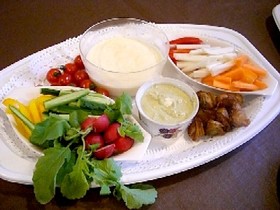 びっくり!冷たいチーズフォンデュ