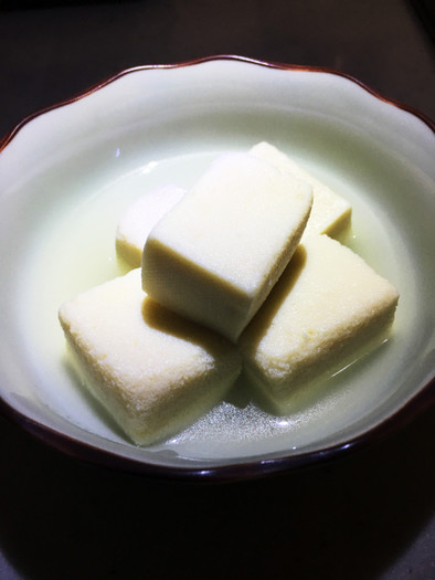 【材料これだけ】超簡単 高野豆腐の含め煮の写真