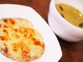 糖質制限カレー用!小麦粉不使用おからナン