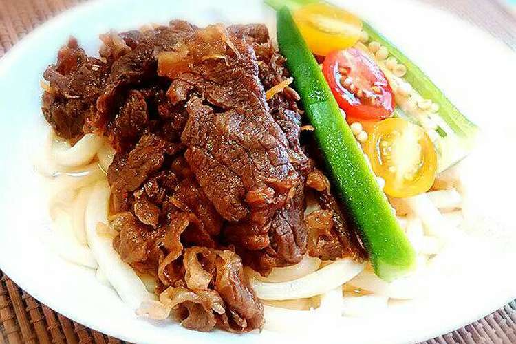 牛しぐれのとろろうどん レシピ 作り方 By ぱるを クックパッド