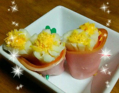 お弁当に☆モッツァレラチーズの花束☆の写真