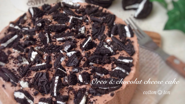 混ぜるだけ オレオチョコレアチーズケーキ レシピ 作り方 By こっとんとん クックパッド