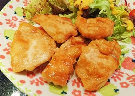 鶏むね肉で☆甘辛チキンソテー