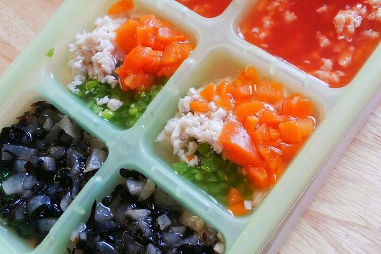 簡単 離乳食 中期 もぐもぐ 冷凍 レシピ 作り方 By Meegmama クックパッド 簡単おいしいみんなのレシピが366万品