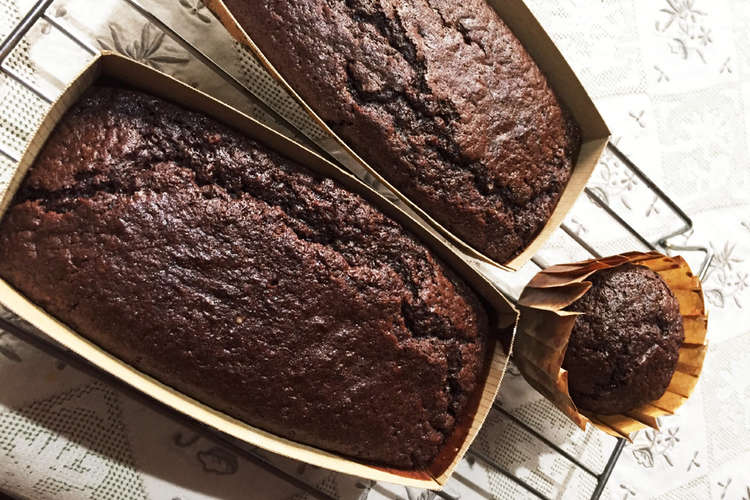 アレルギーにも 簡単しっとりチョコケーキ レシピ 作り方 By 冬馬ママ クックパッド 簡単おいしいみんなのレシピが350万品