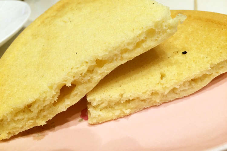 卵 牛乳なし ふわふわパンケーキ レシピ 作り方 By トースターで時短 クックパッド 簡単おいしいみんなのレシピが349万品