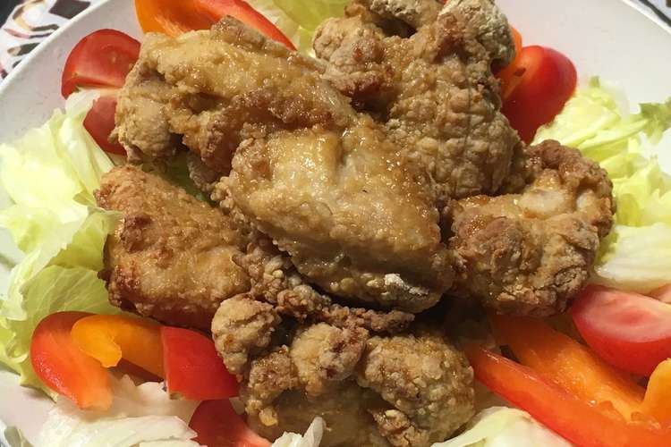 揚げるより美味しい ノンフライ鶏から揚げ レシピ 作り方 By かろりんご クックパッド 簡単おいしいみんなのレシピが352万品