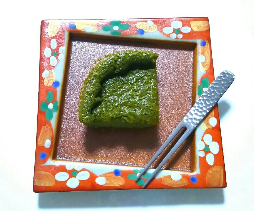 低糖質レシピ☆抹茶のお豆腐クラフティの画像