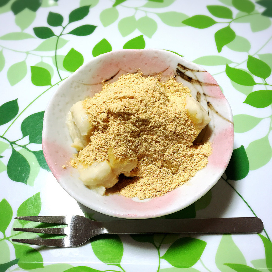 ☆健康おやつ☆豆乳と蜂蜜のくず餅風プリンの画像
