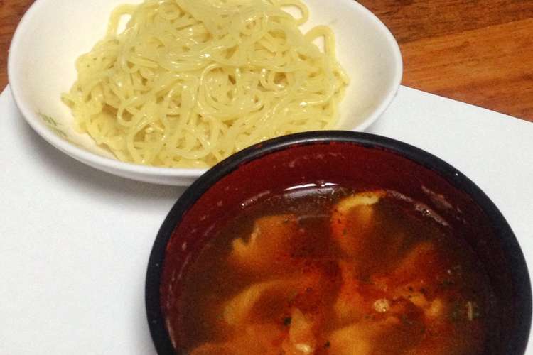 冷やし中華アレンジ ピリ辛つけ麺 レシピ 作り方 By Meiyun クックパッド 簡単おいしいみんなのレシピが356万品