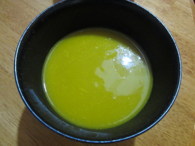 ライスミルクで作る濃厚かぼちゃスープの写真