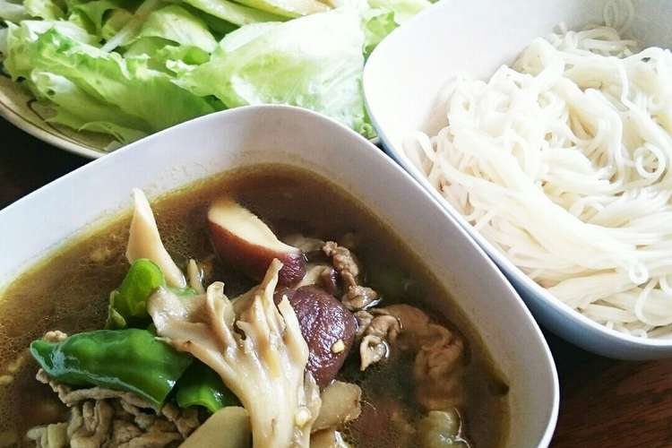 つけ麺風そうめんカレー風味 レシピ 作り方 By 気まぐれさぁちゃん クックパッド 簡単おいしいみんなのレシピが360万品