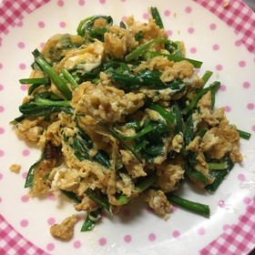 超簡単めんつゆでニラ玉 ご飯のお供に