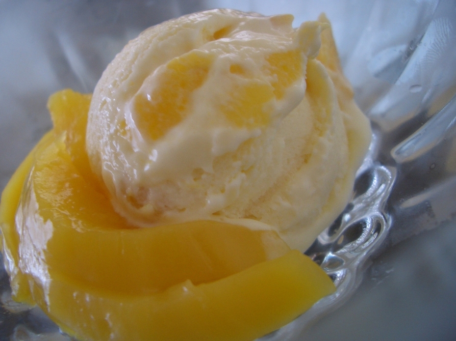マンゴー クリームチーズアイス　　の画像