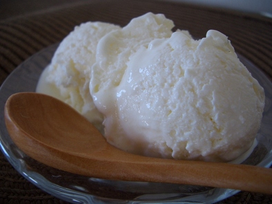 クリームチーズアイスの写真