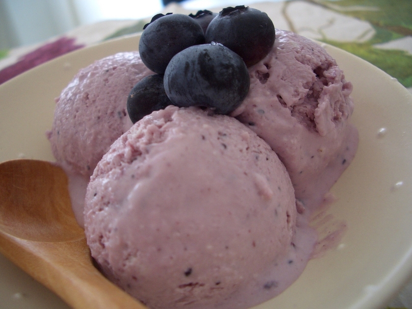 アイスブルーベリー＆ライムチーズケーキのレシピ