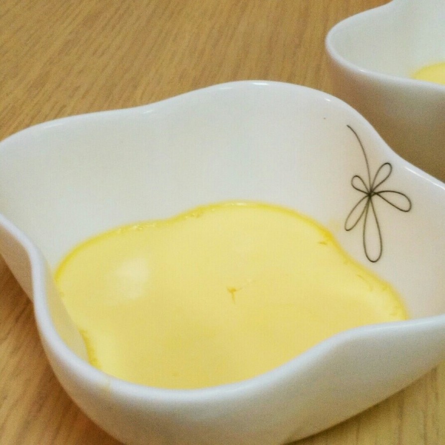 離乳食◇卵黄茶碗蒸しの画像
