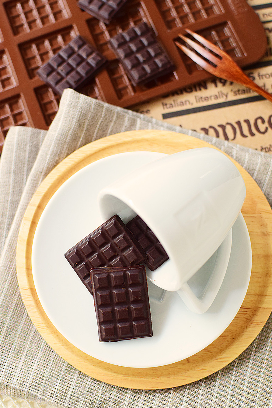 基本の型抜きチョコレートの画像
