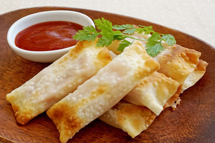 餃子皮でベーコンチーズ巻き レシピ 作り方 By 隆祥房 クックパッド