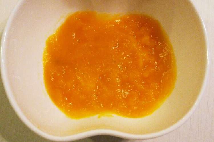 離乳食 初期 甘いかぼちゃペースト レシピ 作り方 By もーらん1115 クックパッド 簡単おいしいみんなのレシピが373万品