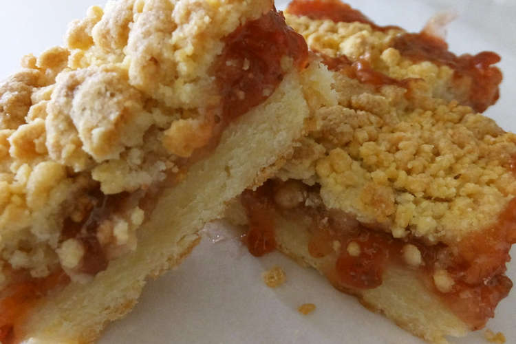 イチジクニュートンのクランブルバーのレシピ