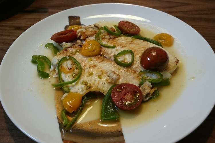 超お手軽 簡単ヒラメのアクアパッツァ レシピ 作り方 By Ahh クックパッド 簡単おいしいみんなのレシピが353万品