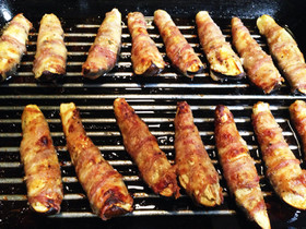 簡単〜✨しゃぶ肉で時短のナスの豚バラ巻き
