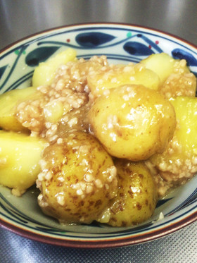 ジャガイモのそぼろ煮