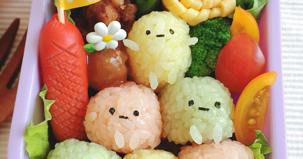すみっコぐらしのキャラ弁 たぴおか レシピ 作り方 By Meiyuina クックパッド
