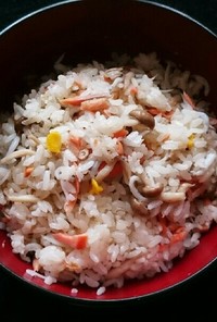 焼き鮭リメイク‼レンジで混ぜご飯