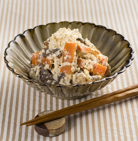 ごまの風味たっぷり!豆腐の白あえ