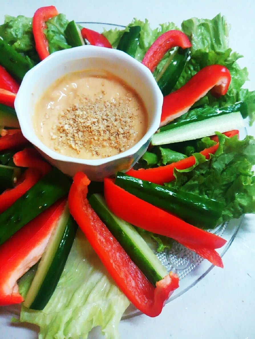 スティック野菜の味噌マヨディップの画像