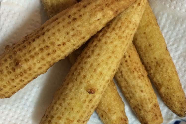 旬のヤングコーンさくさく揚げ レシピ 作り方 By Yukkykat クックパッド 簡単おいしいみんなのレシピが358万品