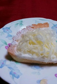 モンブラン風レアチーズケーキ